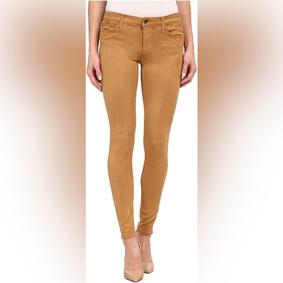 Joe's Jeans • NWT The Icon Skinny Flawless Mid Rise Suede Pant Camel - Picture 3 of 11